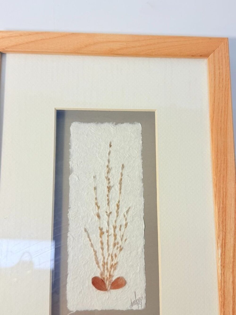 Wall Decor Handcrafted Floral Paper Art Vintage Sculptural Shadow Box Tiny Flowe - Picture 10 of 16